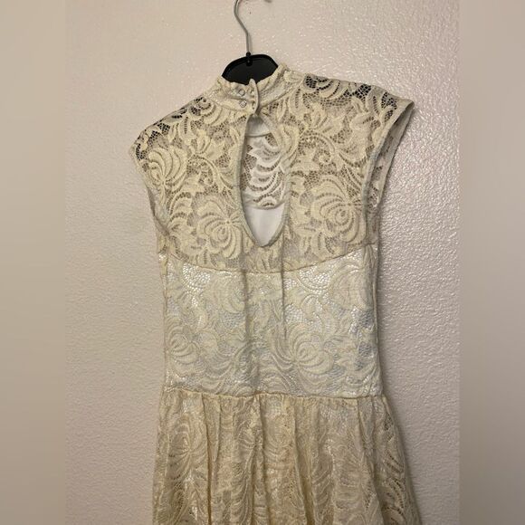 WEISSMAN Dance ballet lyrical white gold lace costume MY DESTINY 10124 SA adlt - Picture 6 of 12